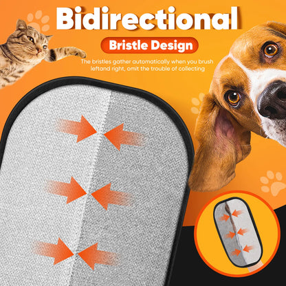 Premium Electrostatic Pet Hair Removal Gloves - Reusable Mitt for Cats and Dogs, Ideal for Upholstery, Carpets, and Car Seats