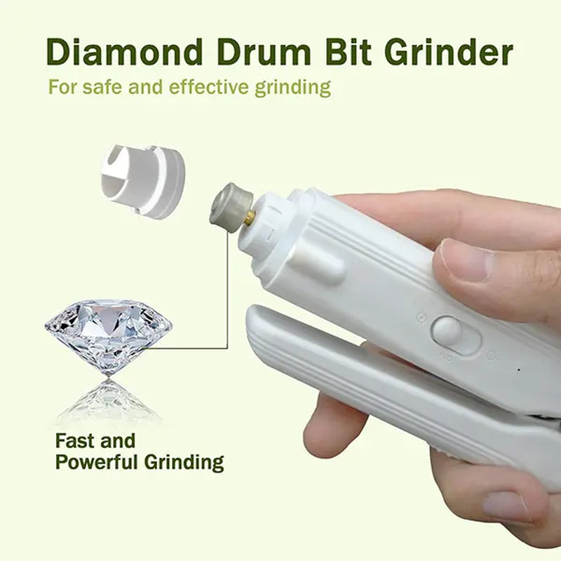 Summervibes Petlovers 2-In-1 Pet Nail Clipper and Grinder, Dog Nail Clipper Trimmer, Ultra Quiet Electric Nail Set, Rechargeable, Suitable for Trimming Toes and Claws of Dogs and Cats of All Sizes